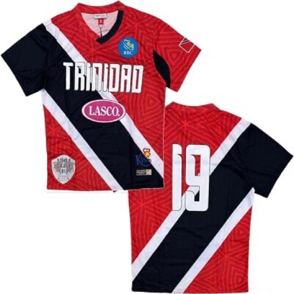 Headgear Classics authentic short sleeves Trinidad Lasco 19 red sports jersey